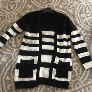 Oversized chunk knit cardigan
